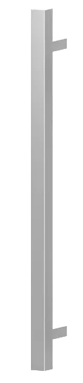 Puxador Quadrangular Prata